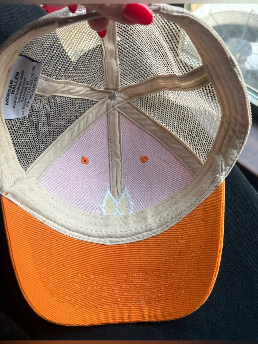 Morgan Wallen One Night at a Time Tour VIP Orange Trucker Hat